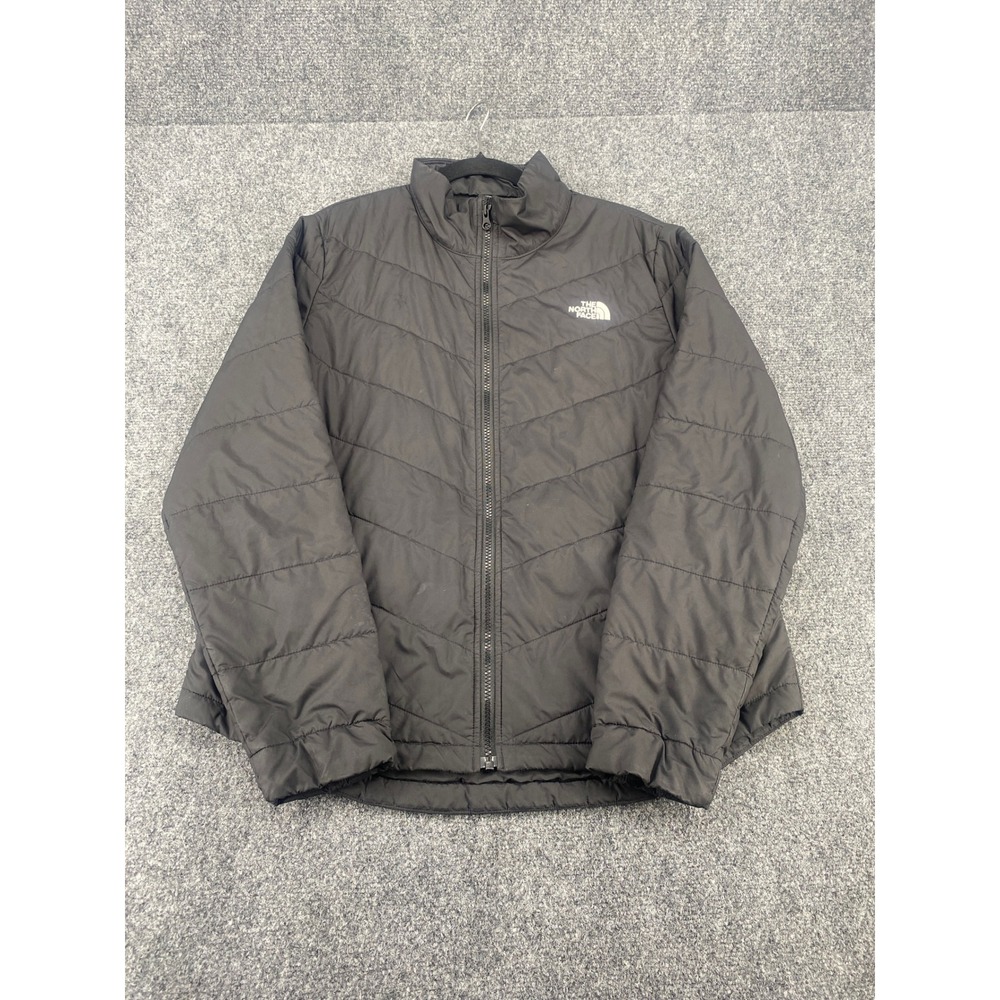 The North Face Tamburello 2 Insulated Puffer Jacket Womens Large Black Full Zip